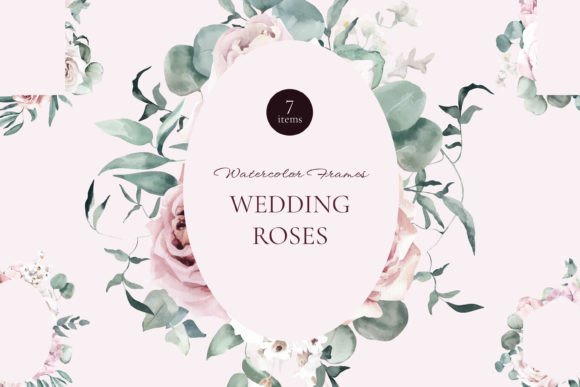 Elevate Your Invitations: A Guide to Wedding Roses Watercolor Frames