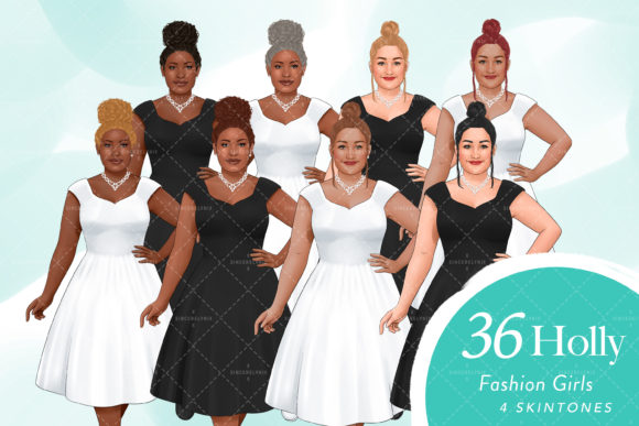 Spring Wedding Fashion Girls Clipart: A Creative Toolkit for Modern Designers