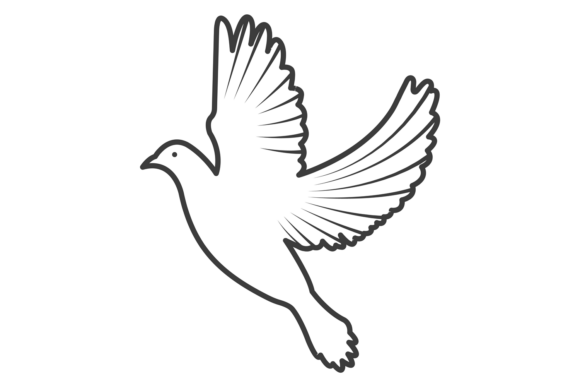 The Timeless Symbolism of the Flying White Dove Icon
