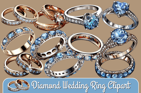 Unlock Your Creativity with Diamond Wedding Ring Clipart