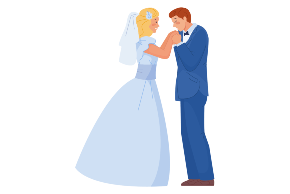 Wedding Couple: The Art of a Loving Bride and Groom Typeface