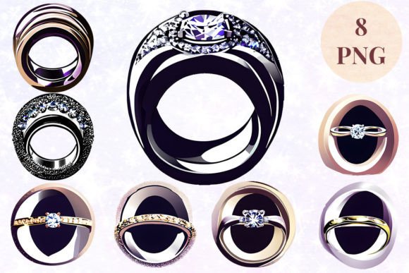 Wedding Ring 31 Clipart PNG: Elevating Your Design Projects