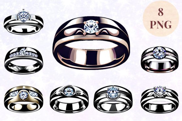 Wedding Ring 45 Clipart PNG: Endless Creative Uses