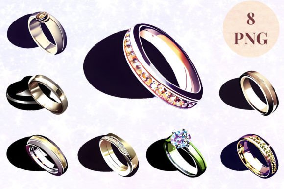 Wedding Ring 78 Clipart PNG: Your Go-To Design Asset
