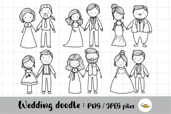Wedding Stick Figure Clipart: A Designer's Playful Toolkit